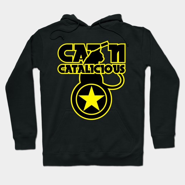 Catn Catalicious Captain Cat Birthday Gift 1 Hoodie by KAOZ